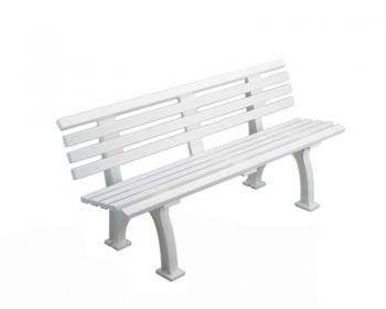 BAKU TENNIS COURT BENCH FREIBURG WHITE 