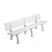 BAKU TENNIS COURT BENCH BERLIN WHITE