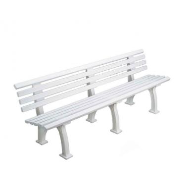 Лавочка для теннисного корта BAKU TENNIS COURT BENCH BERLIN WHITE