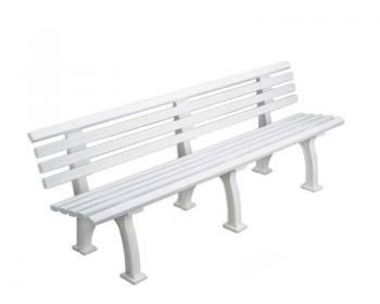 BAKU TENNIS COURT BENCH BERLIN WHITE