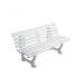 Лавочка для теннисного корта BAKU TENNIS COURT BENCH HELGOLAND WHITE