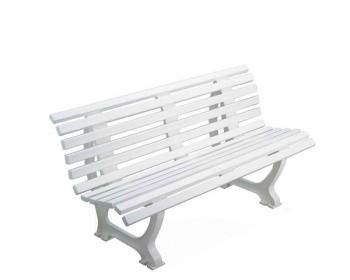 BAKU TENNIS COURT BENCH HELGOLAND WHITE